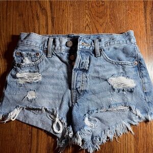 Aeropostale Boyfriend Jean Shorts